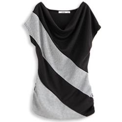 【衣芙日系】首爾聚焦‧配色大垂領設計長上衣 (共4色)