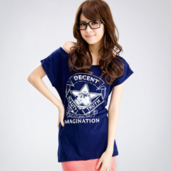 【衣芙日系】時髦態度韓版斑駁星星上衣S-L(共4色)