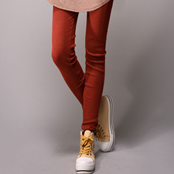 【衣芙日系】激瘦挺直內磨毛保暖鉛筆褲M~L(共5色)